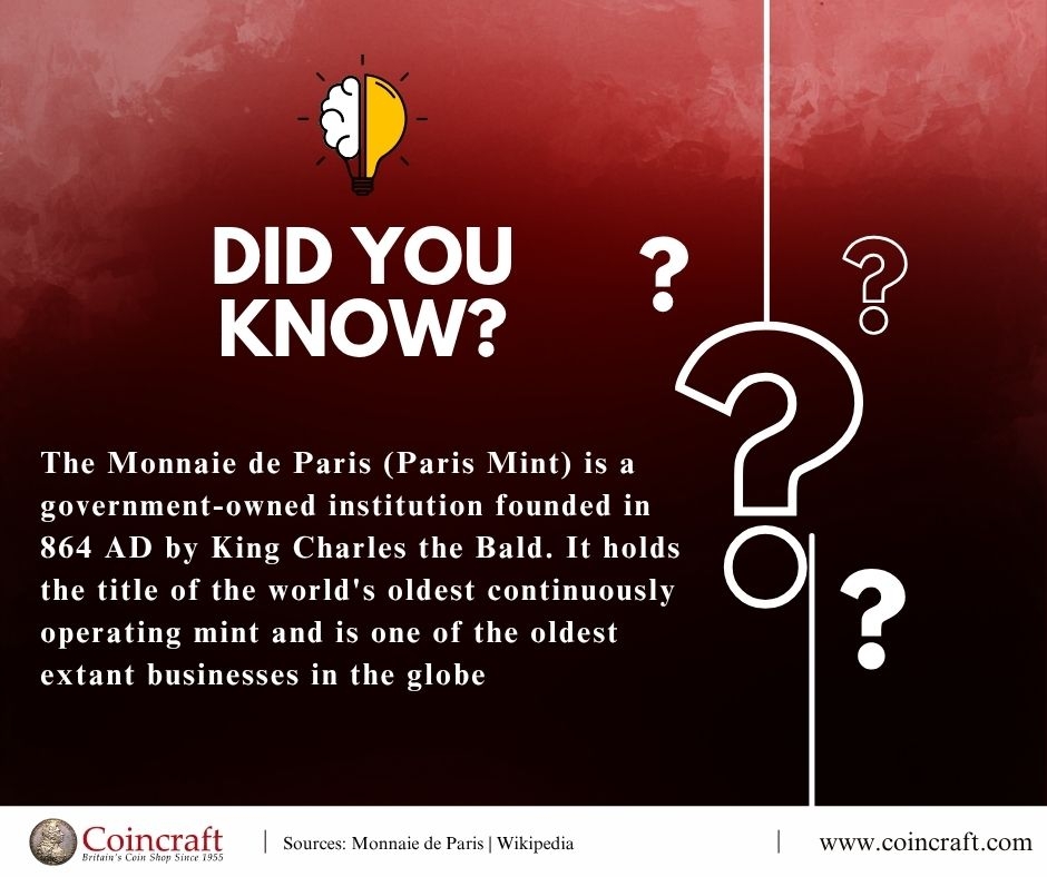 Monnaie de Paris (Paris Mint) - Coincraft
